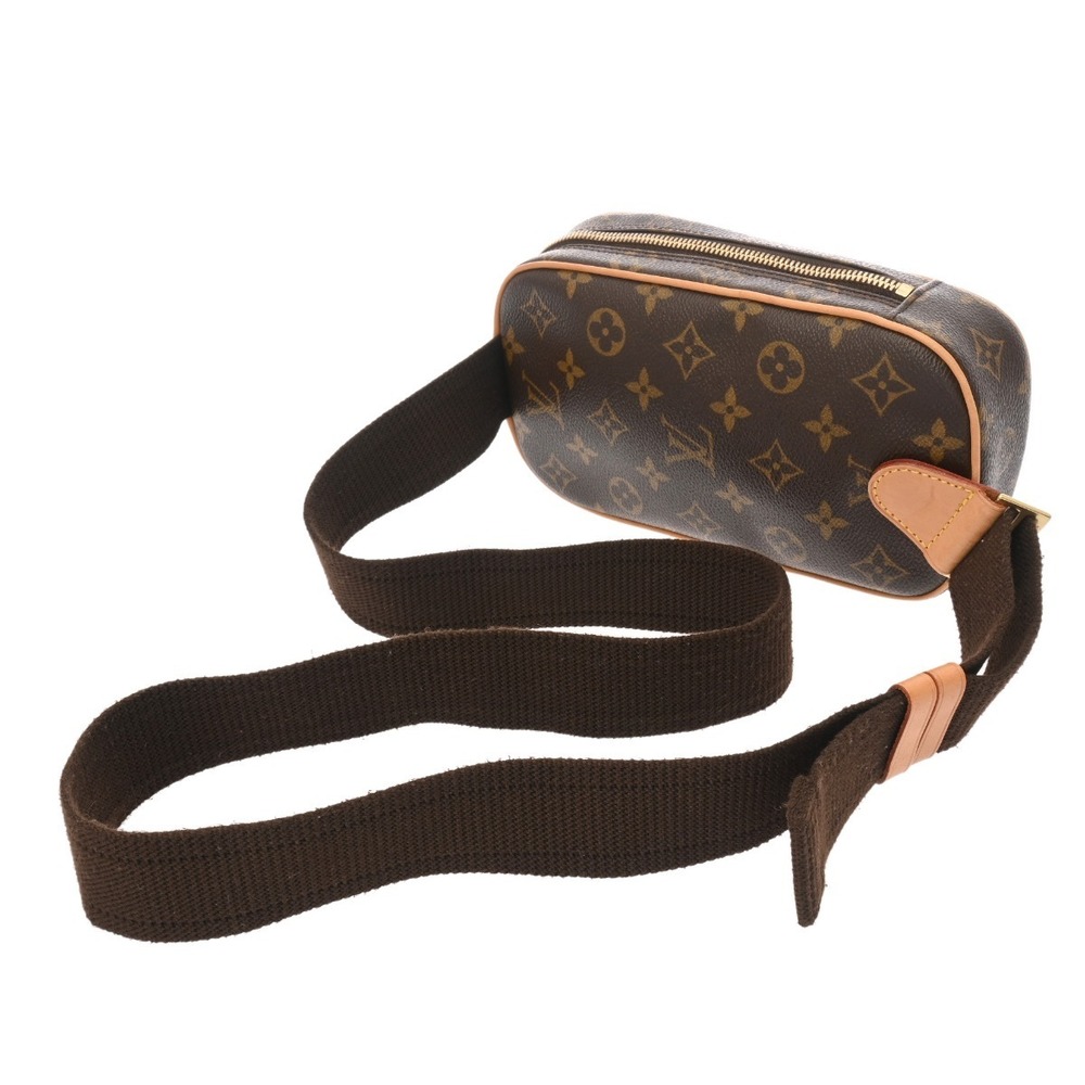 Louis Vuitton Brown Body Pochette Canvas Monogram Bag Ganju